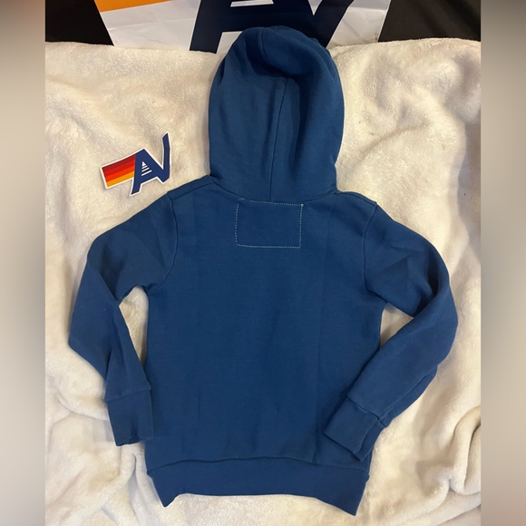 New with Tag kids Aviator Nation Pullover   Embroidered Bolt hoodie Size 6 - Picture 2 of 3
